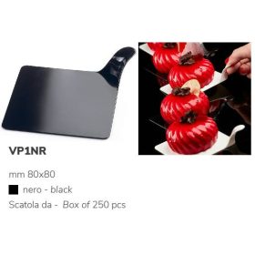 VP1NR Desszert alátét fekete 80x80mm