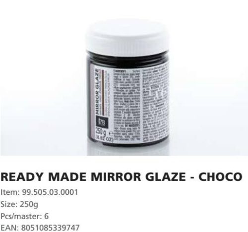 MIRROR GLAZE Csokoládé 250gr