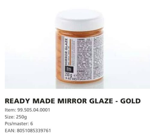 MIRROR GLAZE Gold 250gr