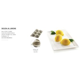   Delizia al Limone  Szilikon forma fehér 85x59x52mm 636ml SF261