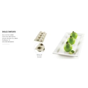 DOLCE TARTUFO Szilikon forma fehér 52X62mm 120ml SF192