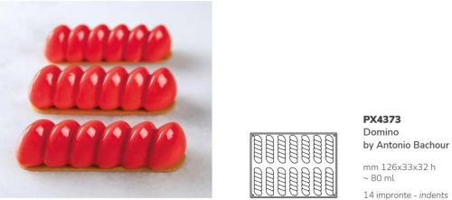 PX4373 Szilikon forma 30x40cm 14db/forma 80ml Domino