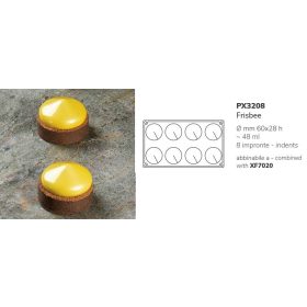 PX3208 Szilikon forma 8db/forma 48ml Frisbee