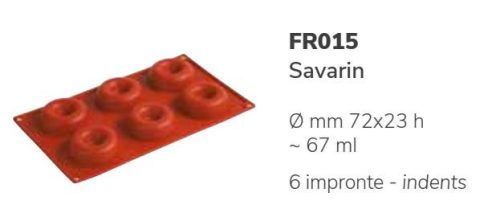 FR015 Szilikon forma SAVARIN