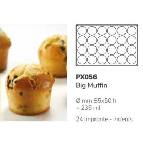 PX056 Szilikon forma 24db/f. 85x50mm BIG MUFFIN