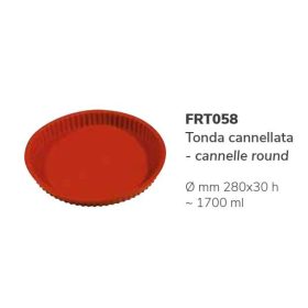 FRT058 Szilikon torta forma CANNELE ROUND