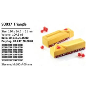 SQ037 Szilikon forma TRIANGLE