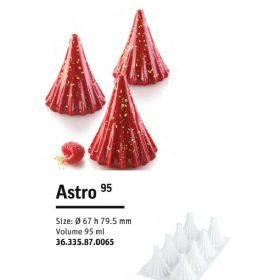 ASTRO 95 Szilikon forma fehér 67x79mm 8db/f. 760ml SF335