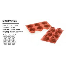 SF158 Szilikon forma VERTIGO