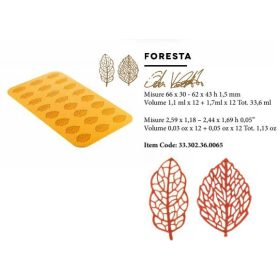 FORESTA Szilikon forma gasztro levél