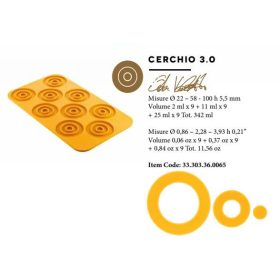 CERCHIO 3.0 Szilikon forma gasztro kör