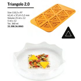 TRIANGOLO 2.0 Szilikon forma gasztro háromszög