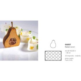 GG037S Szilikon forma gasztro körte/PEAR
