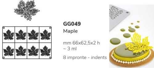 GG049 Szilikon forma gasztro juharfa/MAPLE