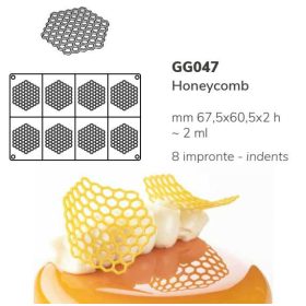 GG047 Szilikon forma gasztro méhsejt/HONEYCOMB