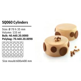 SQ060 Szilikon forma CYLINDERS
