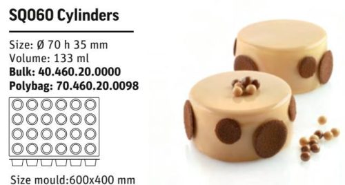 SQ060 Szilikon forma CYLINDERS