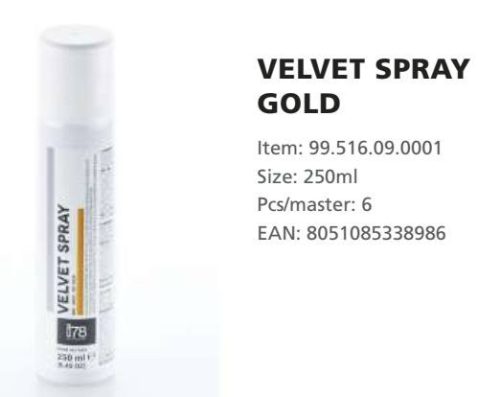 VELVET spray mini ORO 250ml