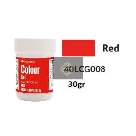 40LCG008 Festék gel piros 30gr.