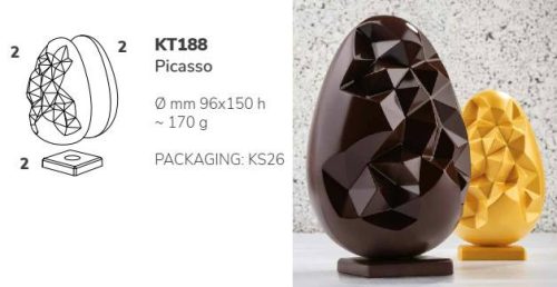 KT188 Húsvéti tojás 96x150mm 170gr