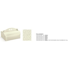 14556 Süteményes doboz pelle bianco DELIZIA