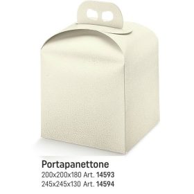14593 Panettone doboz pelle bianco PANETTONE