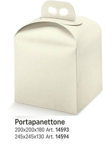 14593 Panettone doboz pelle bianco PANETTONE