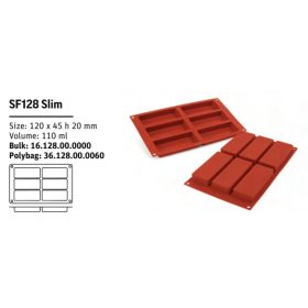 SF128 Szilikon forma SLIM
