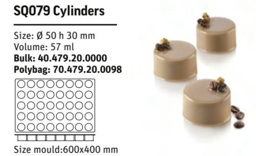 SQ079 Szilikon forma CYLINDERS