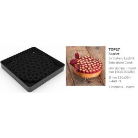 TOP27 Szilikon forma Scarlet 180x26mm