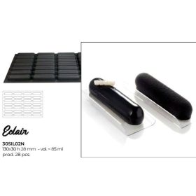 30SIL02N Szilikon forma eclair 130x30x28mm 36x40cm