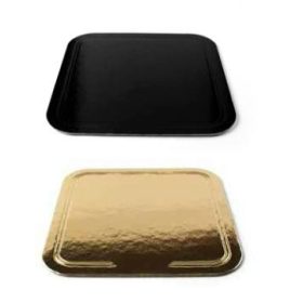   Dekli 24x24 cm szögletes ~74db/cs 10kg M 2400gr. arany/fekete 3572