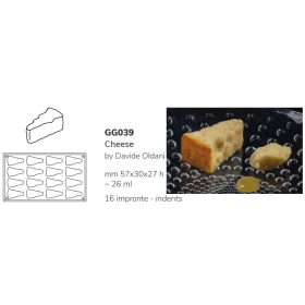GG039S Szilikon forma gasztro sajt/CHEESE