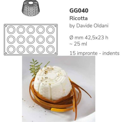 GG040S Szilikon forma gasztro RICOTTA