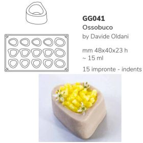 GG041S Szilikon forma gasztro velőscsont/OSSOBUCO