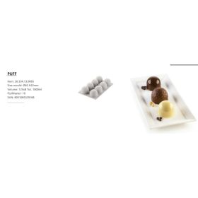 PUFF Szilikon forma 62x52mm 8db/forma 125ml