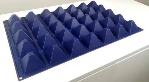 FLEX102 Szilikon forma 35db/f. 69x69x46mm pyramid