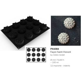 PX4384 Szilikon forma 30x40cm 12db/forma 100ml Honoré