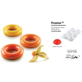 PROMISE 65 Szilikon forma fehér 6x65ml