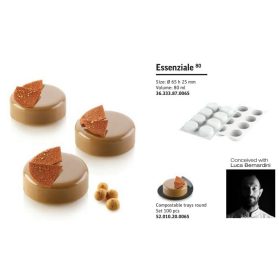 ESSENZIALE 80 Szilikon forma fehér 65X25mm 8x80ml