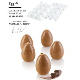 EGG30 Szilikon forma fehér