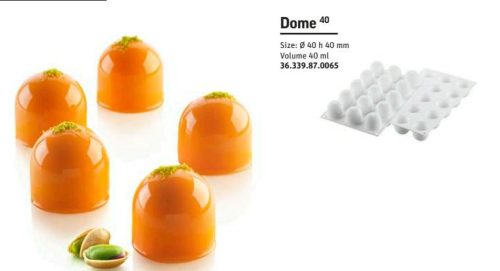 DOME40 Szilikon forma fehér