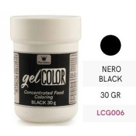 LCG006 Festék gel fekete 30gr.