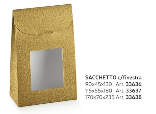 33637 Bonbon doboz SACCHETTO pelle oro