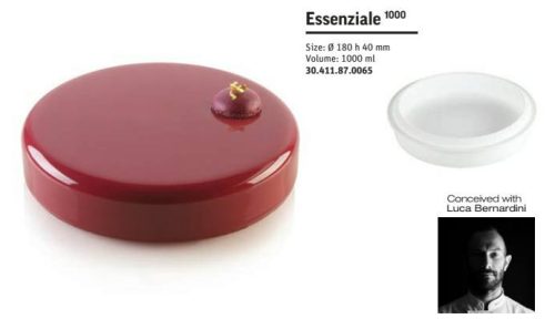 ESSENZIALE 1000 Szilikon tortaforma fehér 180X40mm 1000ml