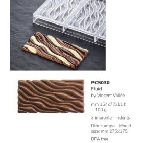 PC5030 Táblás csokoládé forma