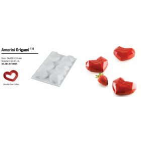 AMORINI ORIGAMI Szilikon forma fehér 74X83X35mm