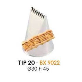 BX9022 Csővég 3x22mm