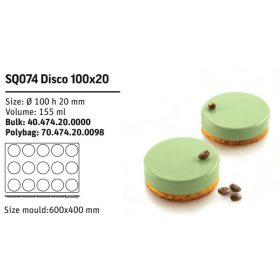 SQ074 Szilikon forma DISCO