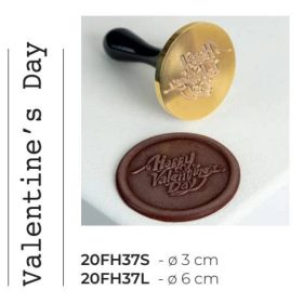 20FH37S Csokoládé pecsét 3cm Valentin